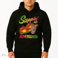Steppin Into Juneteenth Hoodie thumb 2