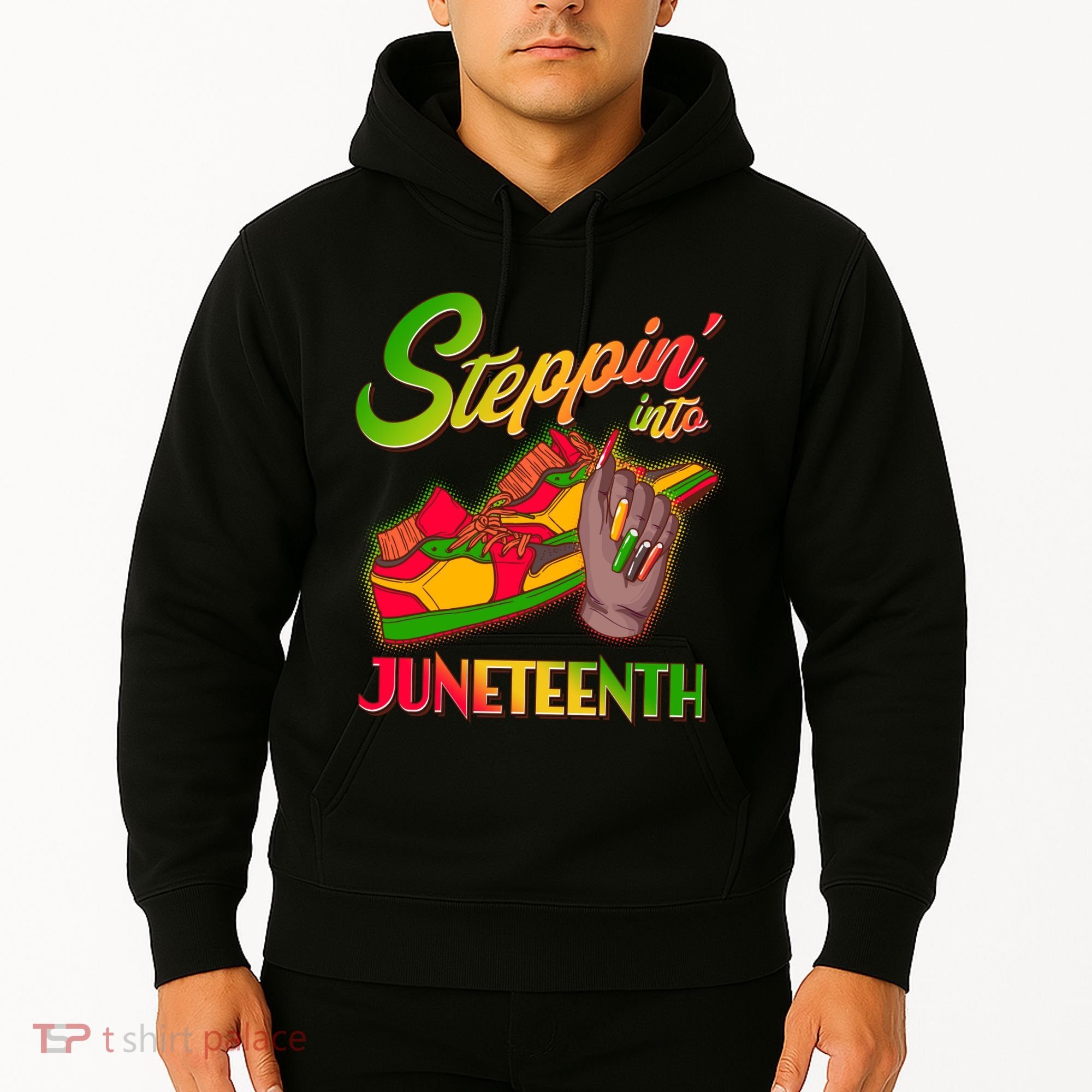 Steppin Into Juneteenth Hoodie