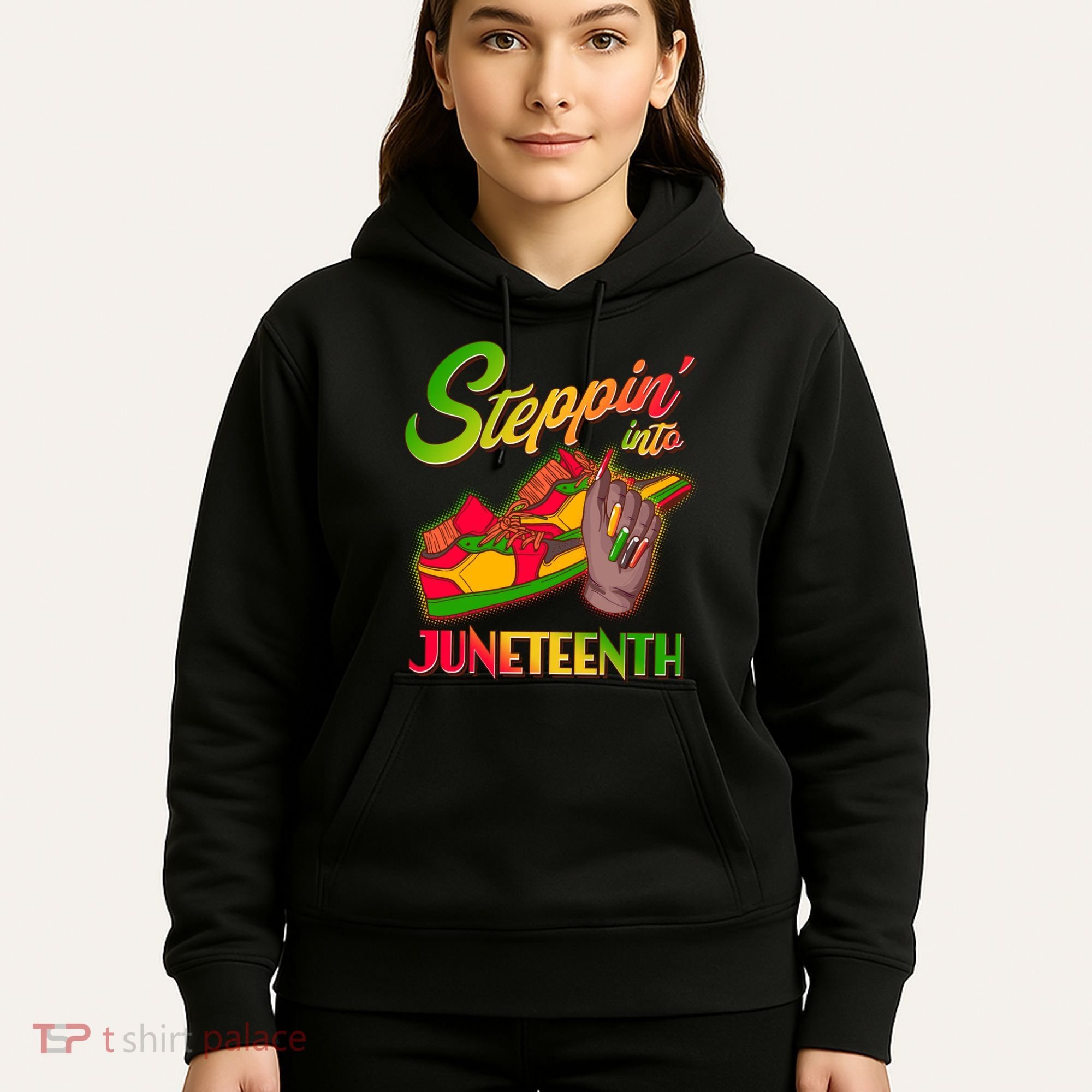 Steppin Into Juneteenth Hoodie