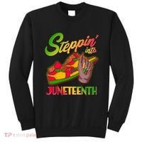 Steppin Into Juneteenth Sweatshirt thumb 0