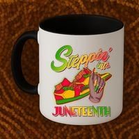 Steppin Into Juneteenth Coffee Mug thumb 2