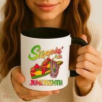 Steppin Into Juneteenth Coffee Mug thumb 3