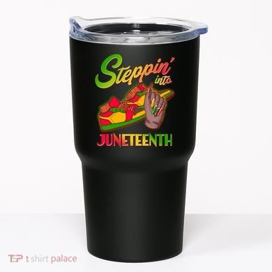 Steppin Into Juneteenth Tumbler