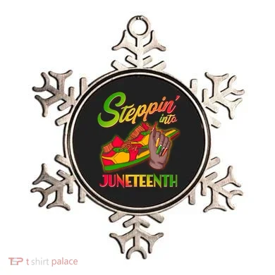 Steppin Into Juneteenth Ornament