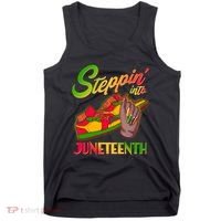 Steppin Into Juneteenth Tank Top thumb 0