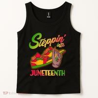 Steppin Into Juneteenth Tank Top thumb 2
