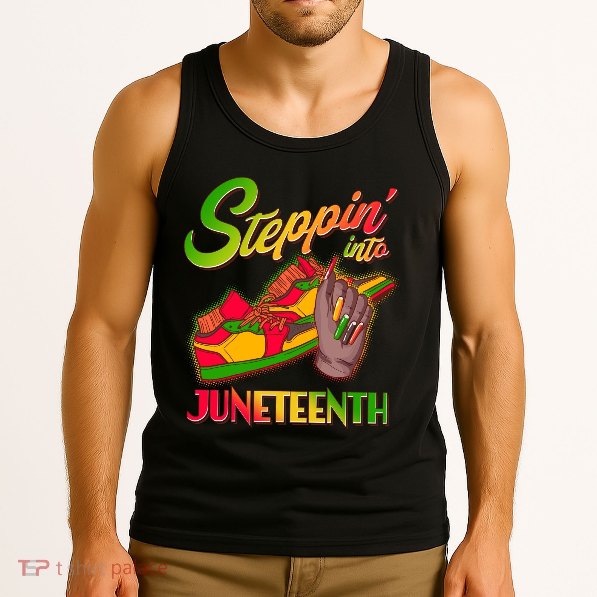 Steppin Into Juneteenth Tank Top