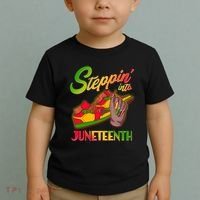 Steppin Into Juneteenth Toddler T-Shirt thumb 2