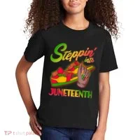 Steppin Into Juneteenth Kids T-Shirt thumb 2