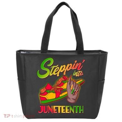 Steppin Into Juneteenth Tote Bag