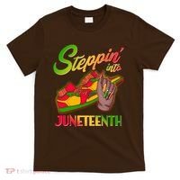 Steppin Into Juneteenth T-Shirt thumb 0