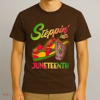 Steppin Into Juneteenth T-Shirt thumb 3