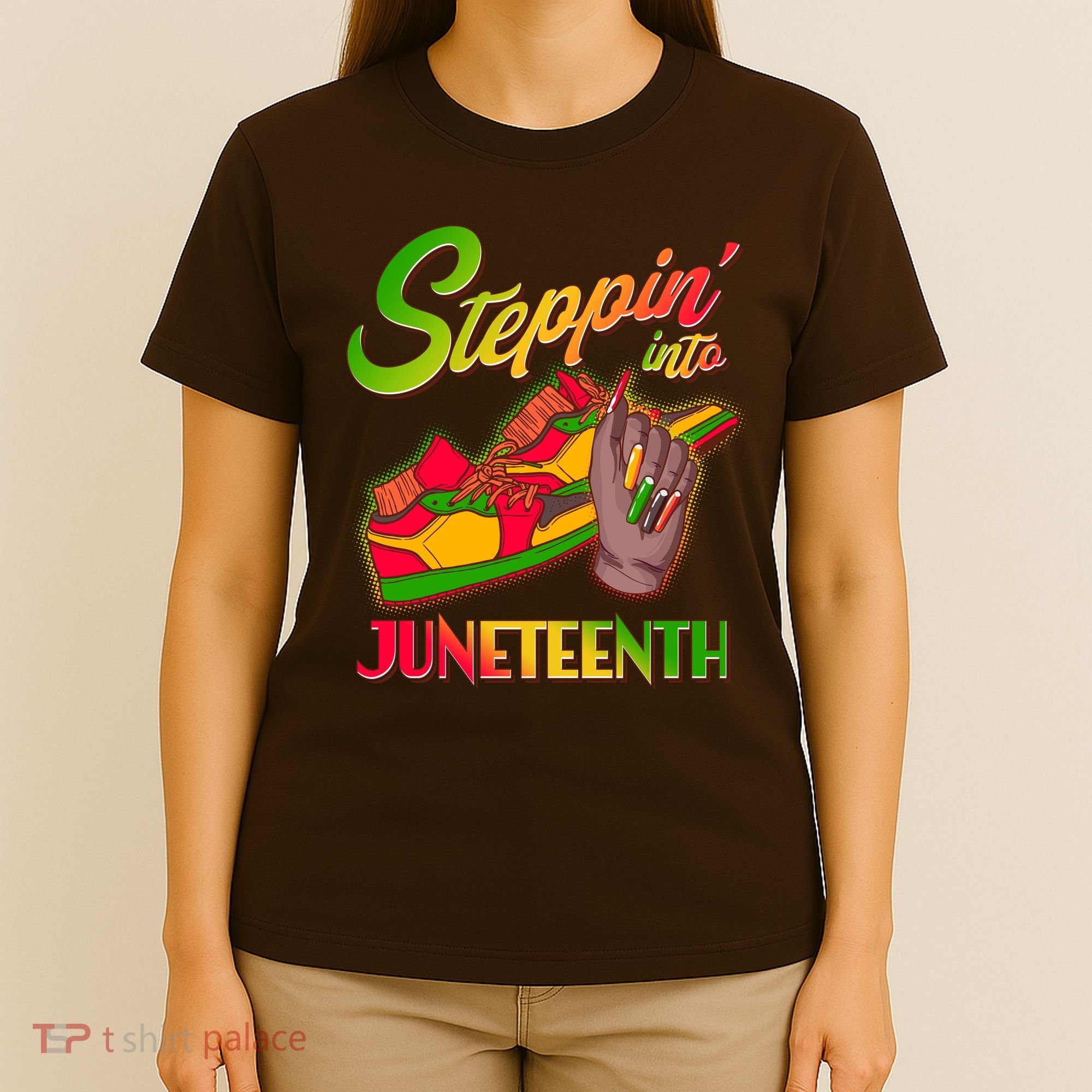 Steppin Into Juneteenth T-Shirt