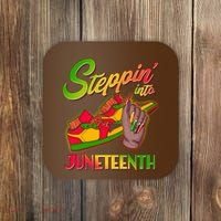Steppin Into Juneteenth Coaster thumb 0
