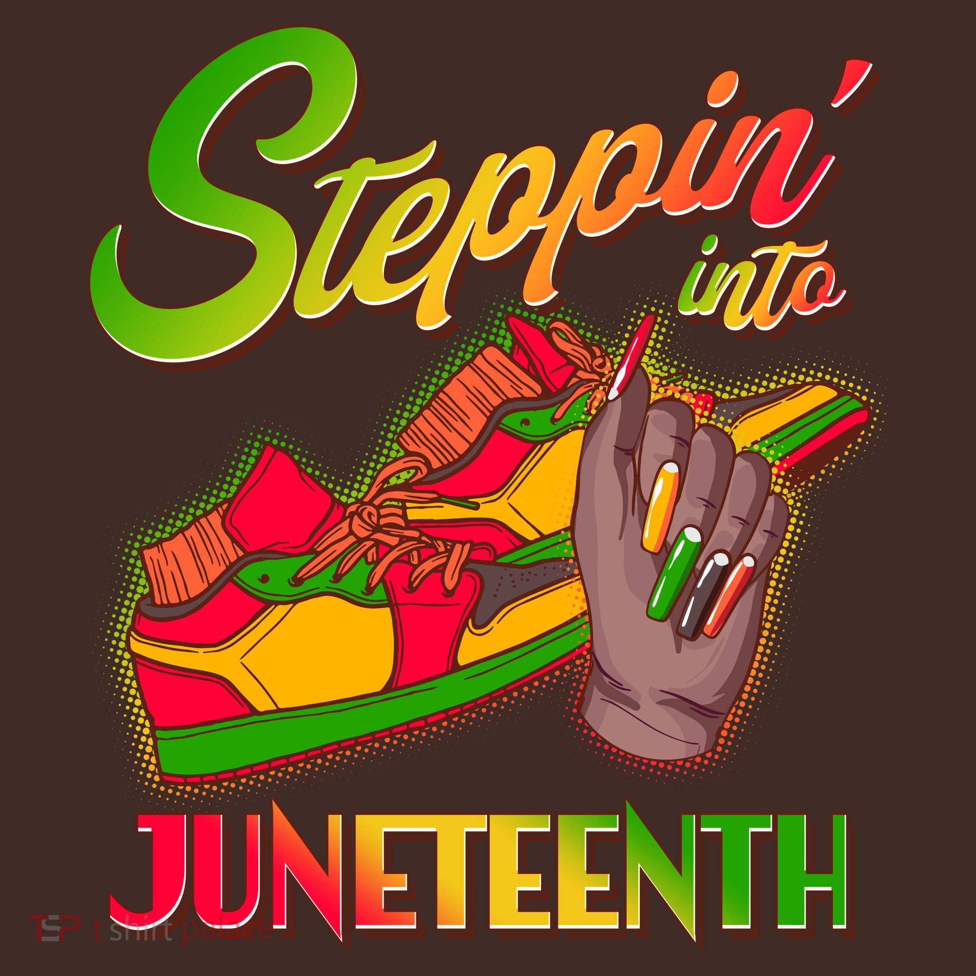 Steppin Into Juneteenth Coaster