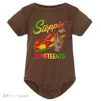 Steppin Into Juneteenth Baby Bodysuit thumb 0