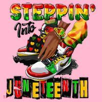 Stepping Into Juneteenth African American Black Shoes Coaster thumb 2