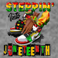 Stepping Into Juneteenth African American Black Shoes Toddler Hoodie thumb 2