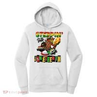 Stepping Into Juneteenth African American Black Shoes Women's Hoodie thumb 0