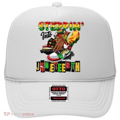 Stepping Into Juneteenth African American Black Shoes Hat