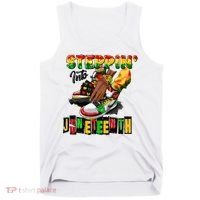 Stepping Into Juneteenth African American Black Shoes Tank Top thumb 0