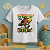 Stepping Into Juneteenth African American Black Shoes Toddler T-Shirt thumb 3