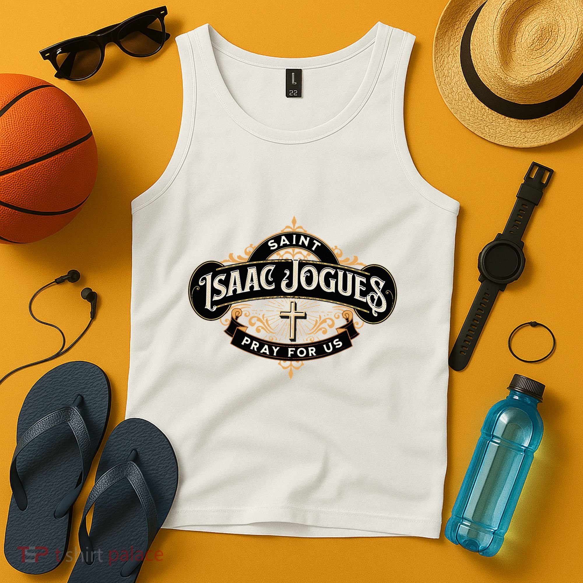 St Isaac Jogues Catholic Confirmation Jesuit French Saints Tank Top