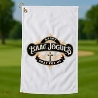 St Isaac Jogues Catholic Confirmation Jesuit French Saints Golf Towel thumb 1