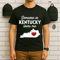 Someone In Kentucky Loves Me Kentucky Ky T-Shirt thumb 6