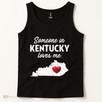 Someone In Kentucky Loves Me Kentucky Ky Tank Top thumb 2
