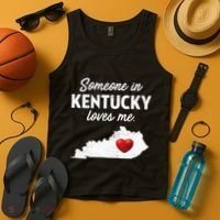 Someone In Kentucky Loves Me Kentucky Ky Tank Top thumb 4