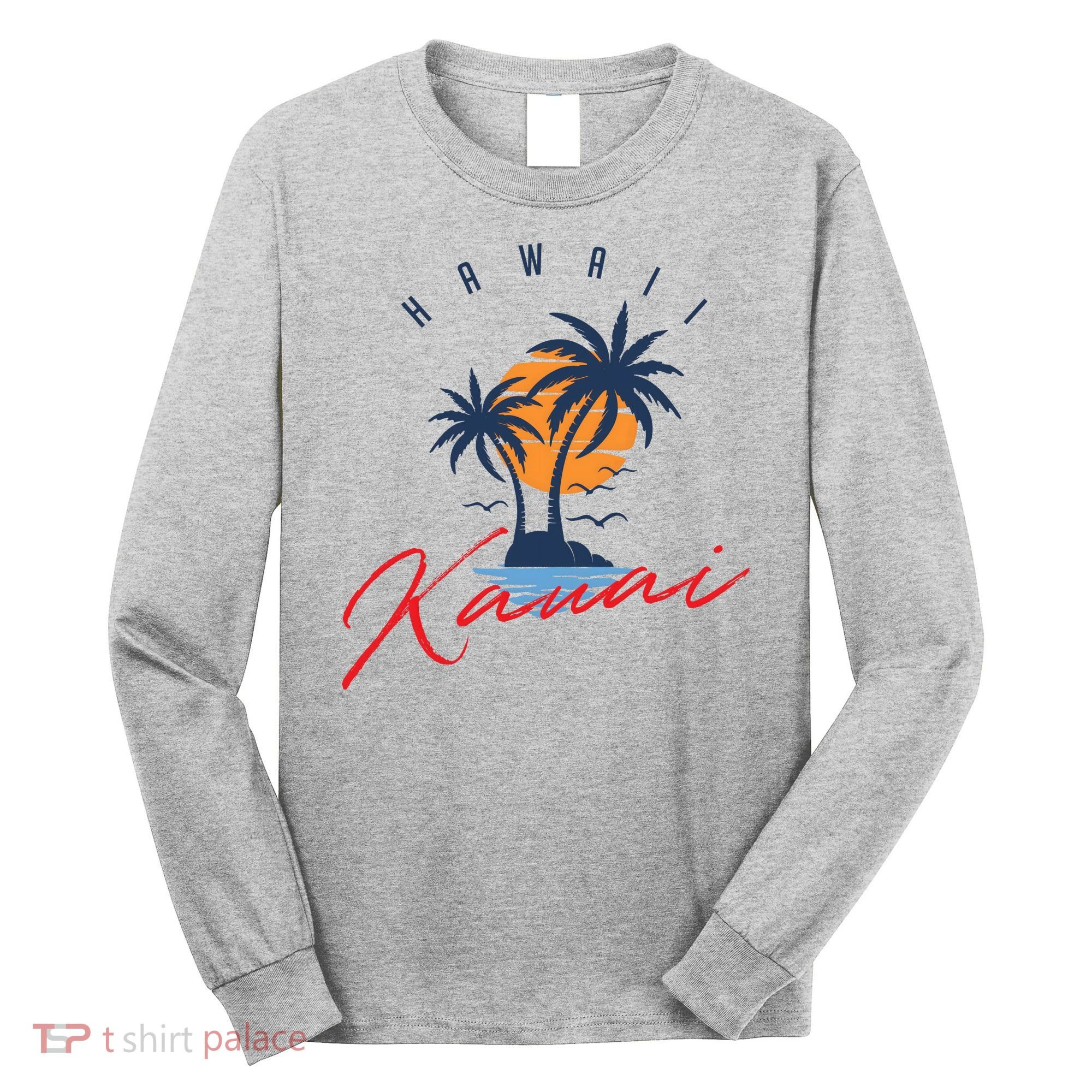 Summer In Kauai Beach Hawaii Long Sleeve Shirt