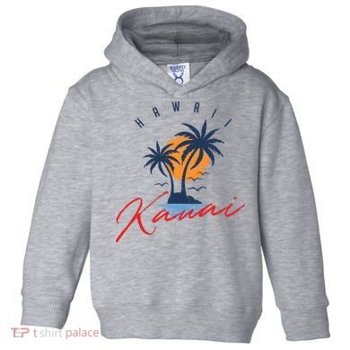 Summer In Kauai Beach Hawaii Toddler Hoodie