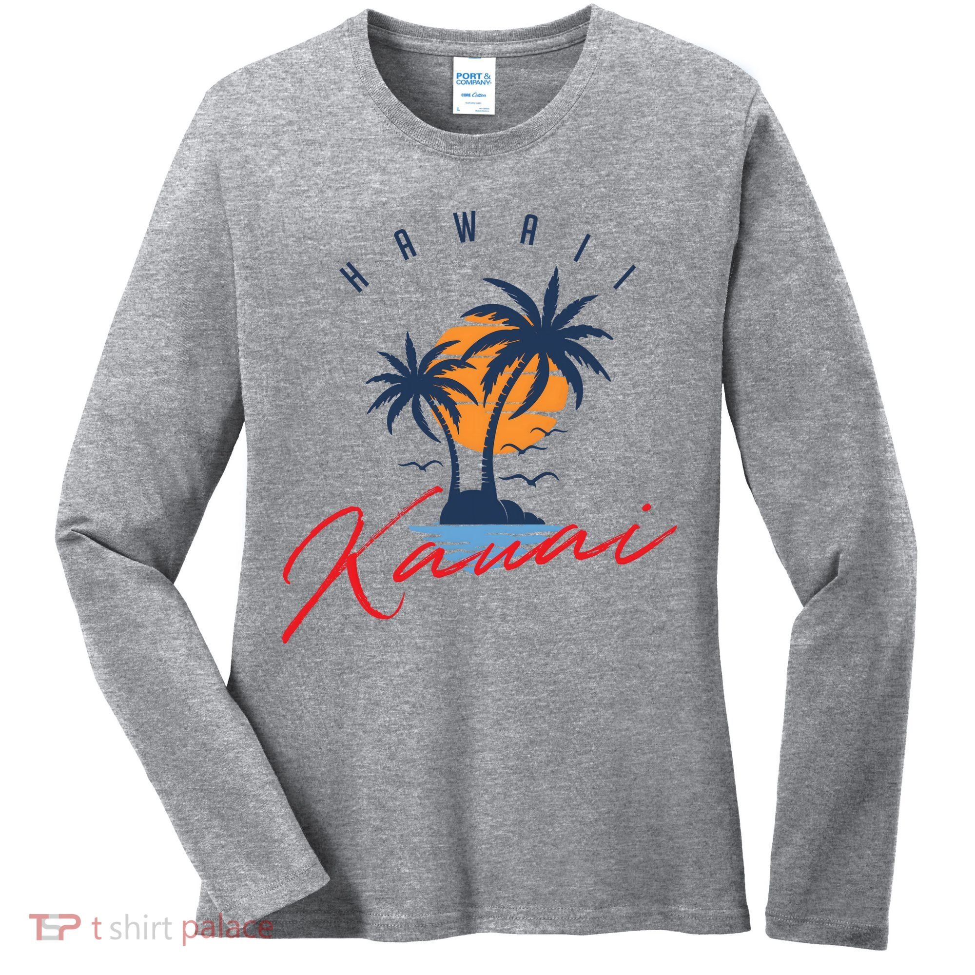 Summer In Kauai Beach Hawaii Women's Long Sleeve Shirt