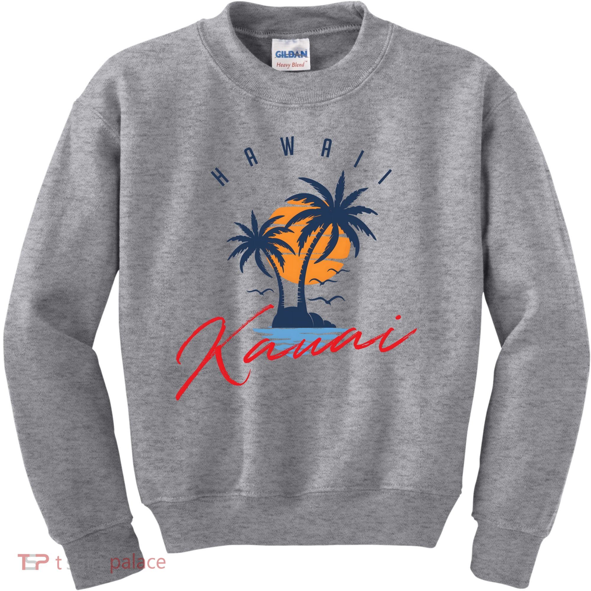 Summer In Kauai Beach Hawaii Kids Sweatshirt