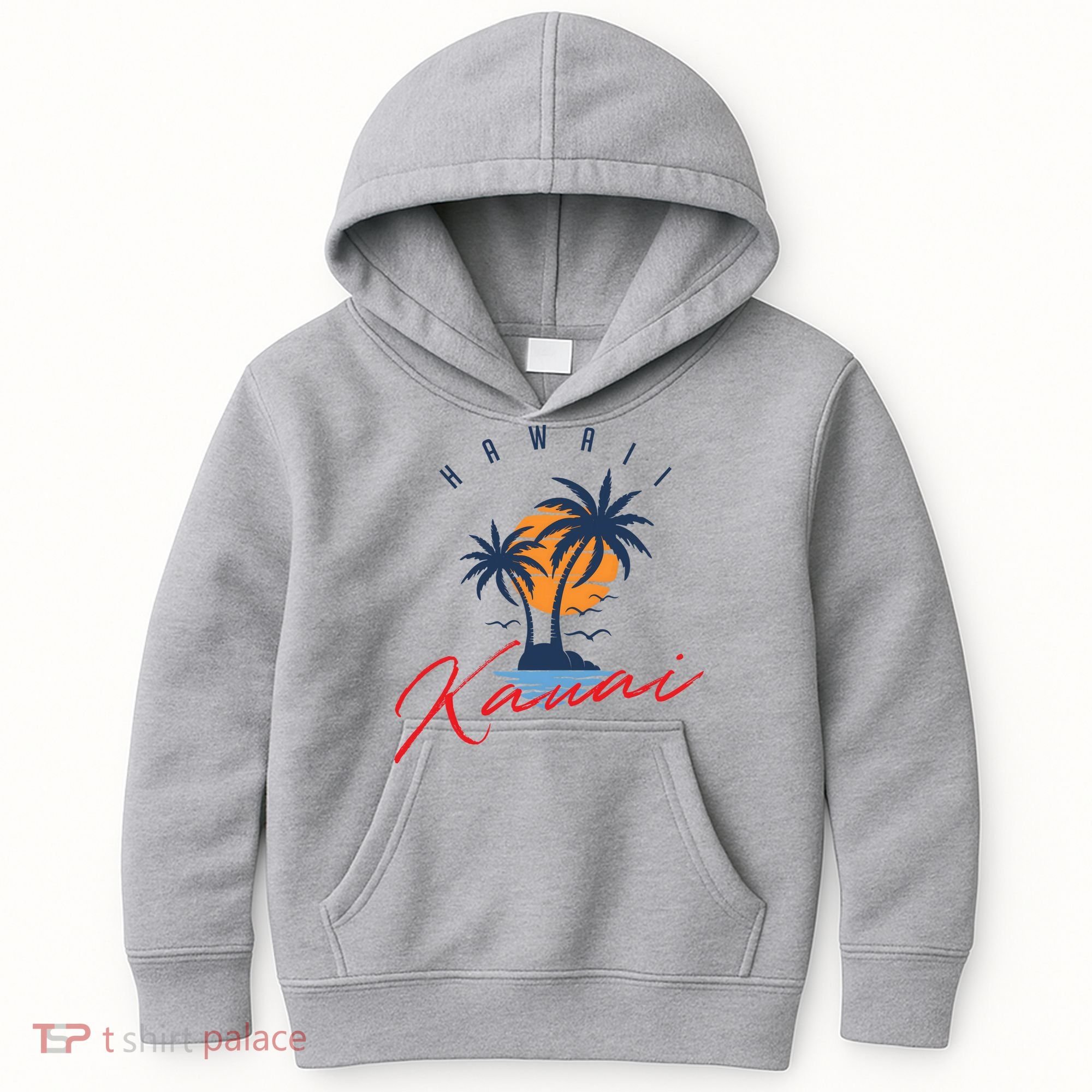 Summer In Kauai Beach Hawaii Kids Hoodie