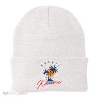 Summer In Kauai Beach Hawaii Beanie thumb 0