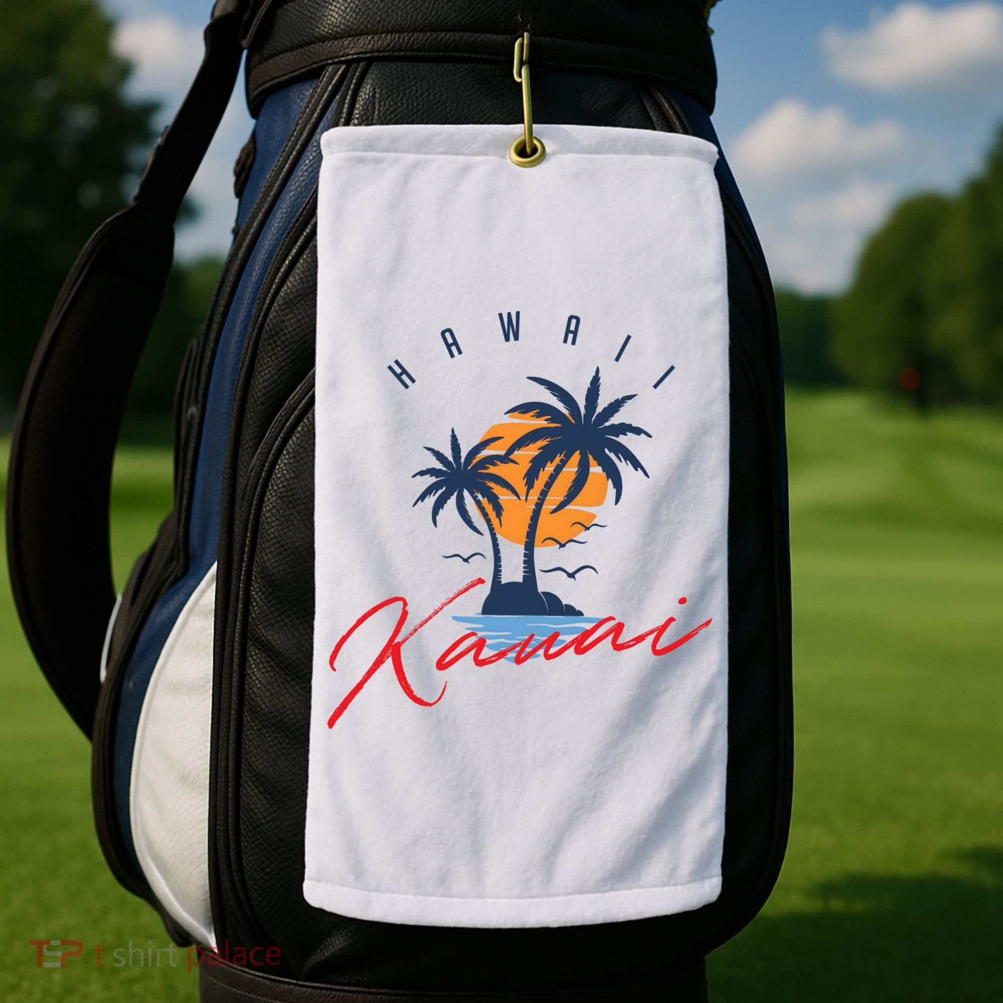 Summer In Kauai Beach Hawaii Golf Towel