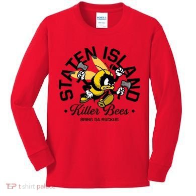 Staten Island Killer Bees Kids Long Sleeve Shirt