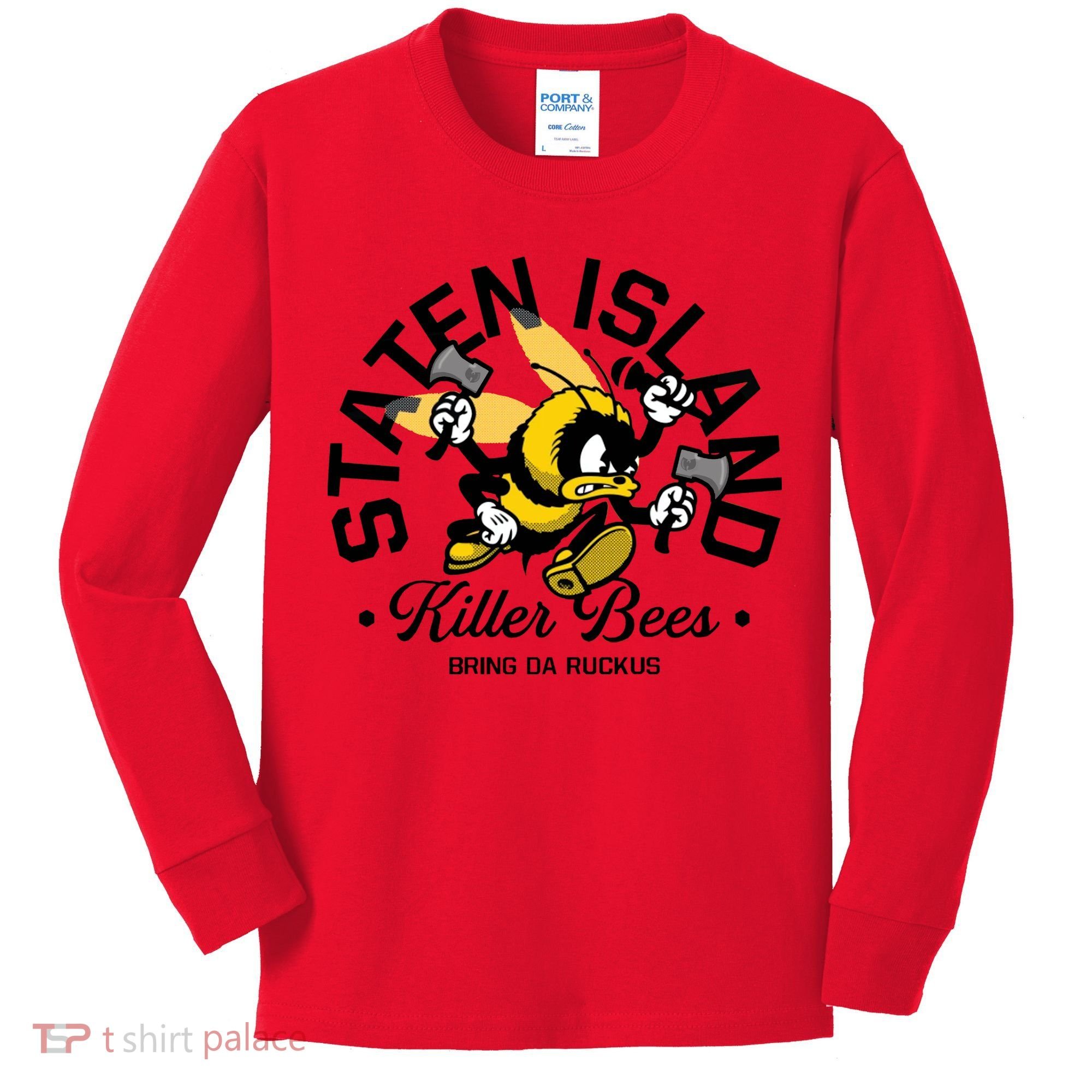 Staten Island Killer Bees Kids Long Sleeve Shirt