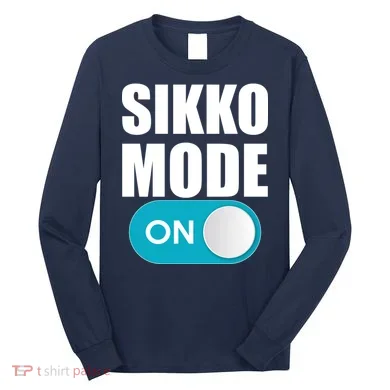 Sikko Mode On Funny Meme Long Sleeve Shirt