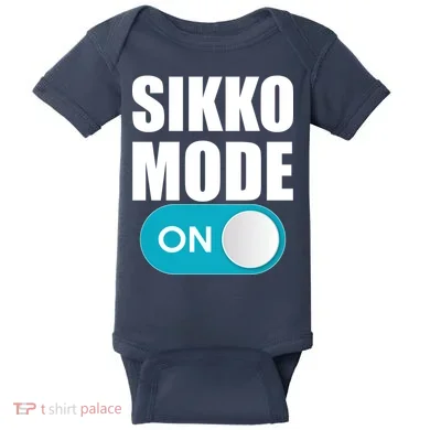 Sikko Mode On Funny Meme Baby Bodysuit