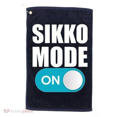 Sikko Mode On Funny Meme Golf Towel