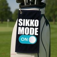 Sikko Mode On Funny Meme Golf Towel thumb 2