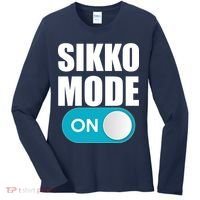 Sikko Mode On Funny Meme Women's Long Sleeve Shirt thumb 0