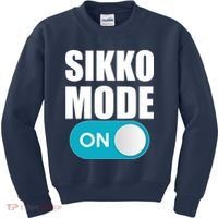 Sikko Mode On Funny Meme Kids Sweatshirt thumb 0