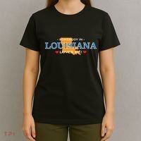Someone In Louisiana Loves Me Adorable Gift T-Shirt thumb 4