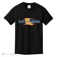 Someone In Louisiana Loves Me Adorable Gift Kids T-Shirt thumb 0