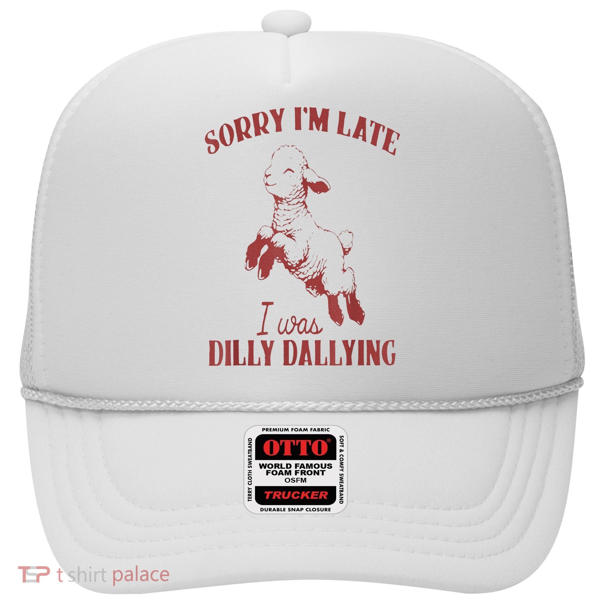 Sorry IM Late I Was Dilly Dallying Hat