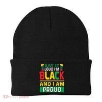 Say It Loud I'm Black And I'm Proud African American Gift Beanie thumb 0
